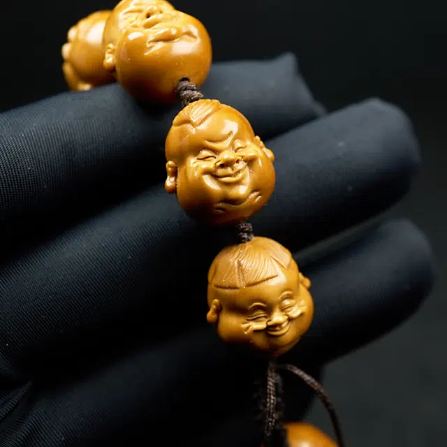 蓝品 百态童趣 橄榄核 手串 男女同款情侣款