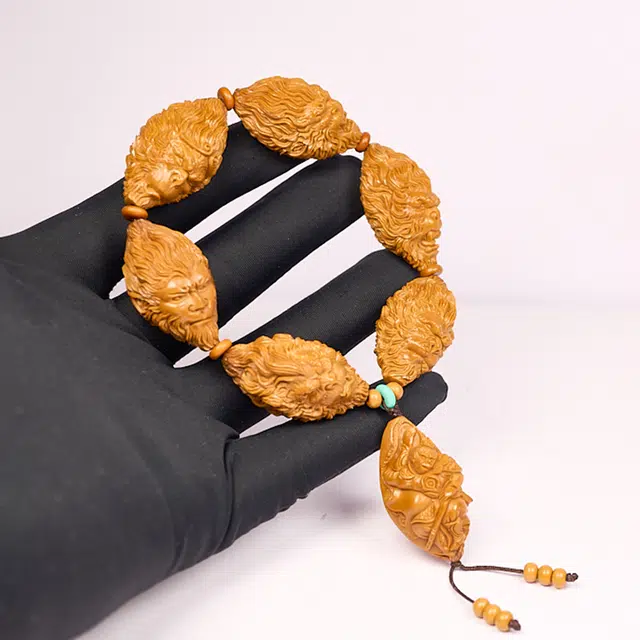 蓝品 悟空 饱满型体高油高密 橄榄核 手串 男女同款情侣款