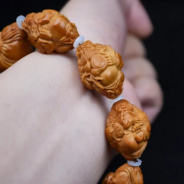 蓝品 达摩悟道 橄榄核 核桃类手串 男女同款情侣款
