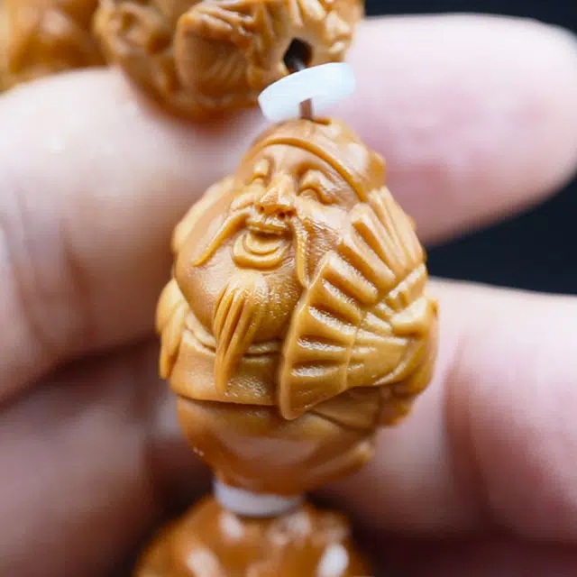 蓝品 钱袋财神 橄榄核 核桃类手串 男女同款情侣款