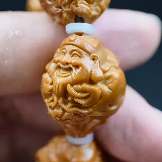 蓝品 财神 橄榄核 手串 男女同款情侣款