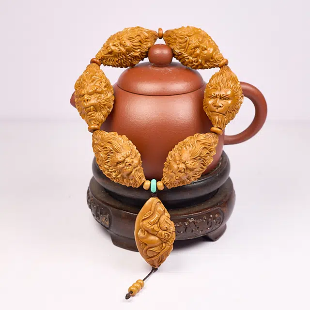 蓝品 悟空 饱满型体高油高密 橄榄核 手串 男女同款情侣款