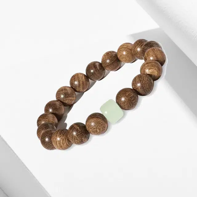 良辰缘 【转运珠】新中式国潮复古文玩佛珠招财纳福顺遂招财转运珠#好运 金丝檀木 手串 男女同款情侣款