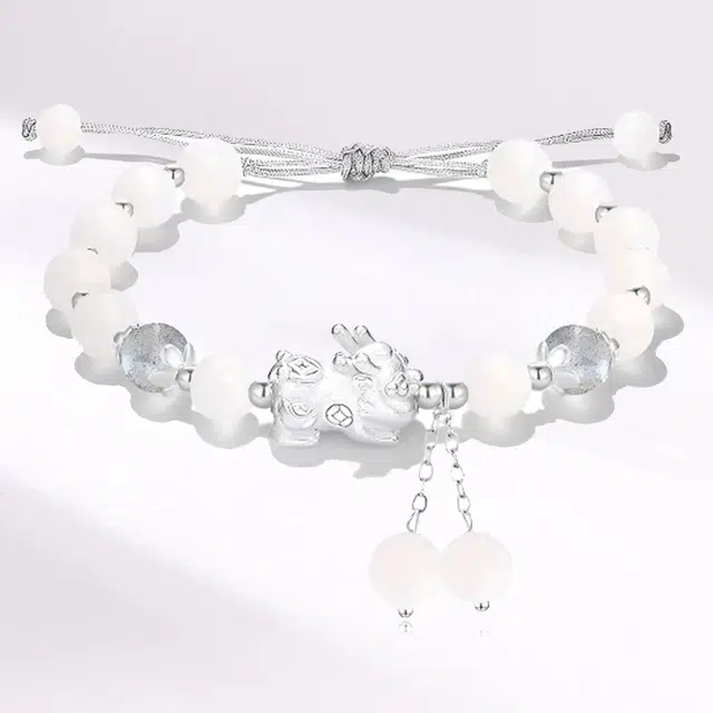 良辰缘 招财貔貅 新中式轻奢小众设计高级感#好运 菩提根 手链 男女同款情侣款