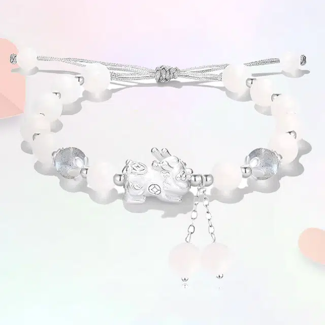 良辰缘 招财貔貅 新中式轻奢小众设计高级感#好运 菩提根 手链 男女同款情侣款