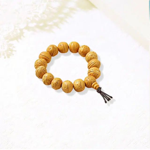 良辰缘 素圈转运串珠吉祥纳福 新中式国潮风复古文艺 盘玩简约#好运 文玩核桃 手串 男女同款情侣款