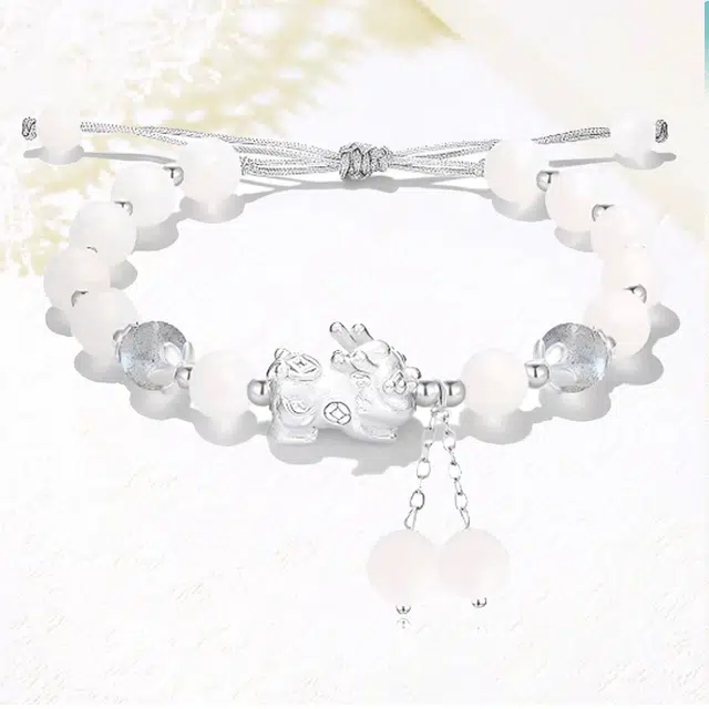 良辰缘 招财貔貅 新中式轻奢小众设计高级感#好运 菩提根 手链 男女同款情侣款