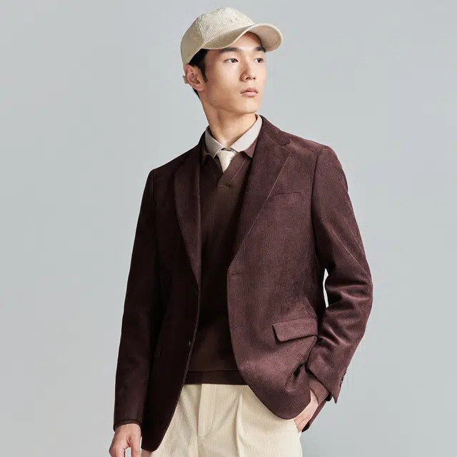 SAINT ANGELO Sporty Knit Check Blazer