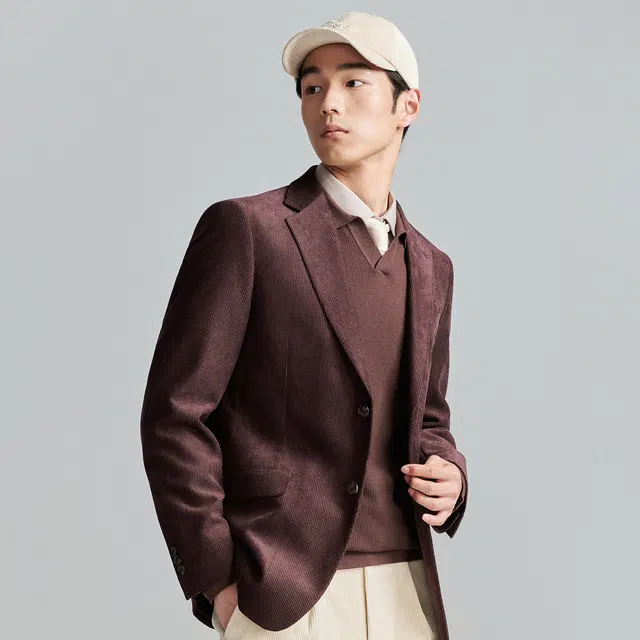 SAINT ANGELO Sporty Knit Check Blazer