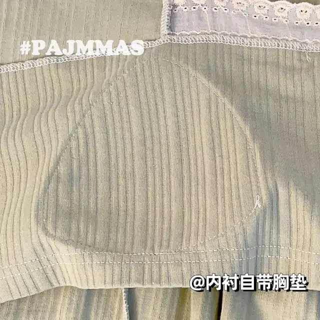 怀尔蔚 甜美休闲薄款透气短袖上衣三分裤睡衣套装 女款 图色