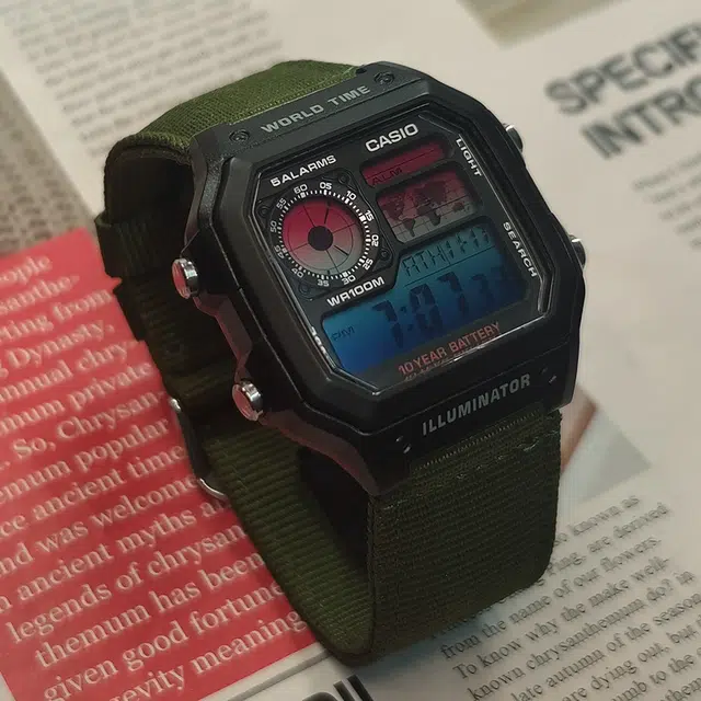 CASIOYOUTH 10 AE-1200WH-1A