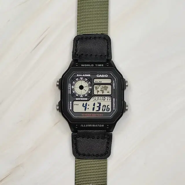 CASIOYOUTH 10 AE-1200WH-1A