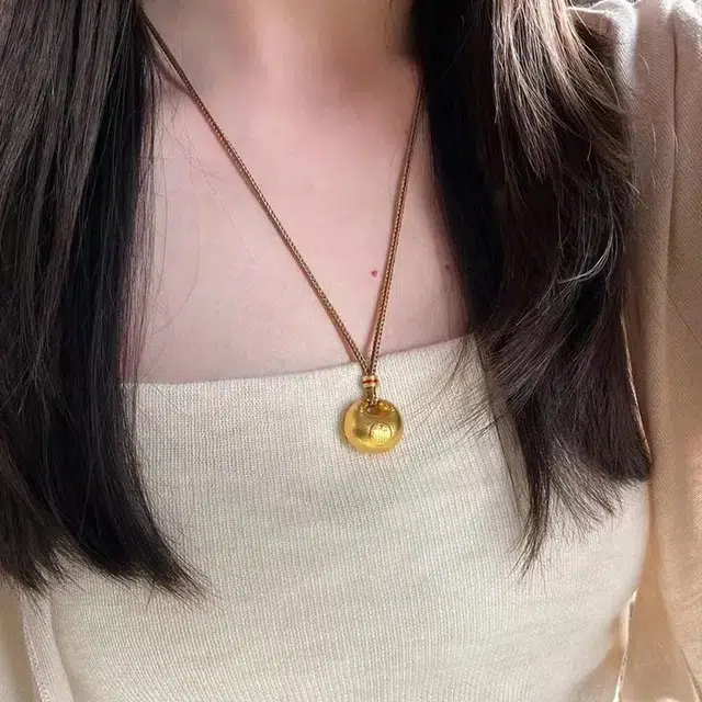亨万福 福气满满 小胖福吊坠 金坨坨本命年招财转运时来运转编绳挂坠潮流 #好运 足金 按克计价 黄金项链 女款