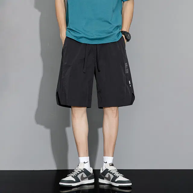 雅鹿 美式宽松速干户外透气舒适百搭休闲短裤 男女同款