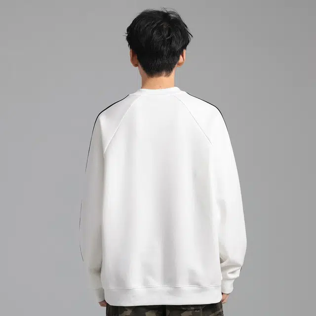 雅鹿 美式潮流高级感基础款简约宽松休闲落肩套头时尚百搭长袖卫衣 男女同款