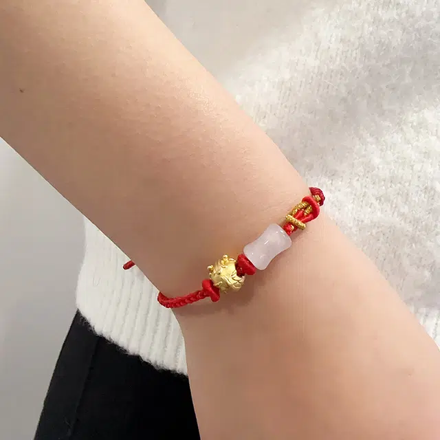 敦煌博物馆 国潮转运珠 玉髓 玉石手链 男女同款情侣款