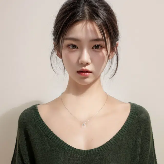敦煌博物馆 丝路竹心 玉髓 玉石项链 女款