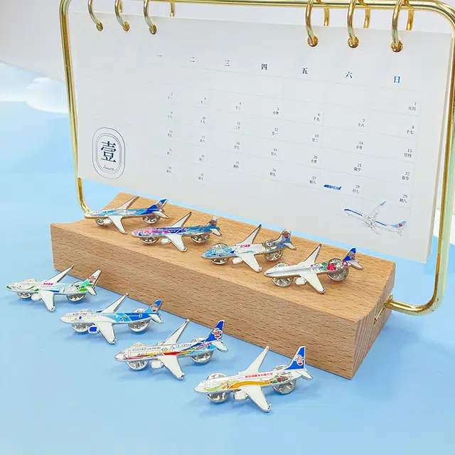 中国南方航空 南航彩绘飞机纪念章 徽章
