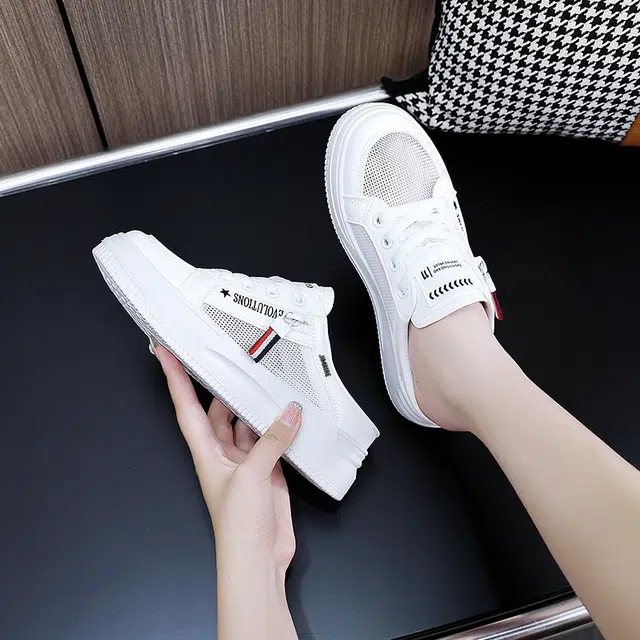 金迈王 简约百搭 舒适日常 防臭包头拖鞋 女款