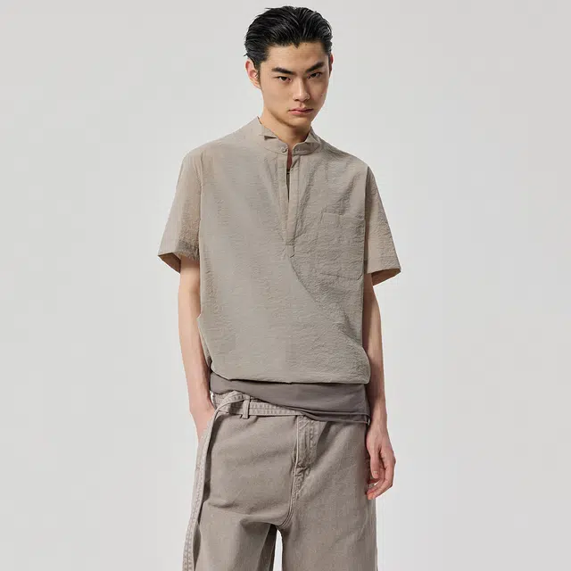 SIMPLE PROJECT *Half-placket Shirt