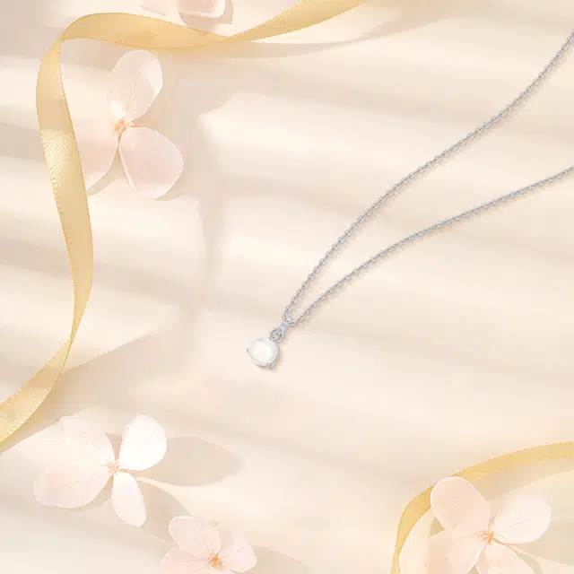 【纯银999 | 转运福】 六桂福珠宝 经典百搭小众设计轻奢高级感学生日常简约精致通勤极简约会温柔气质可调节锁骨链 足银 项链 女款