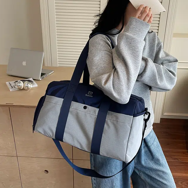 班亚奴 干湿分离独立鞋仓撞色多功能 布 旅行包 男女同款情侣款 多色