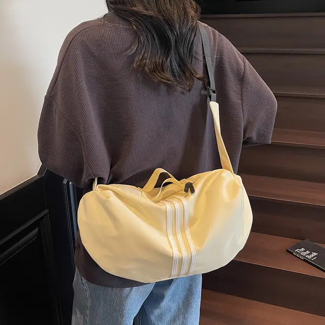 班亚奴 时尚百搭纯色通勤 布 单肩斜挎手提包 常规 男女同款情侣款 多色