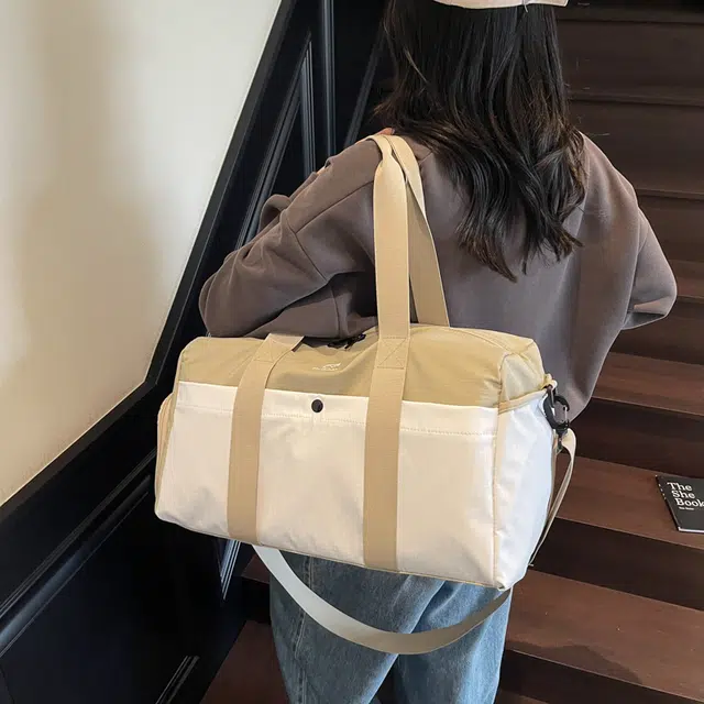 班亚奴 干湿分离独立鞋仓撞色多功能 布 旅行包 男女同款情侣款 多色