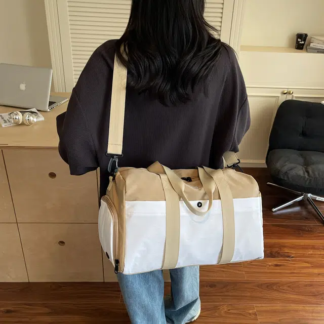 班亚奴 干湿分离独立鞋仓撞色多功能 布 旅行包 男女同款情侣款 多色