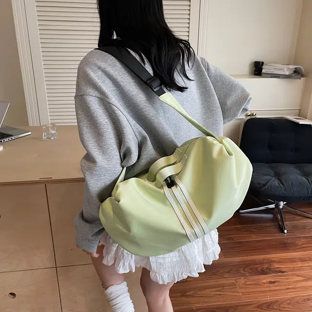 班亚奴 时尚百搭纯色通勤 布 单肩斜挎手提包 常规 男女同款情侣款 多色