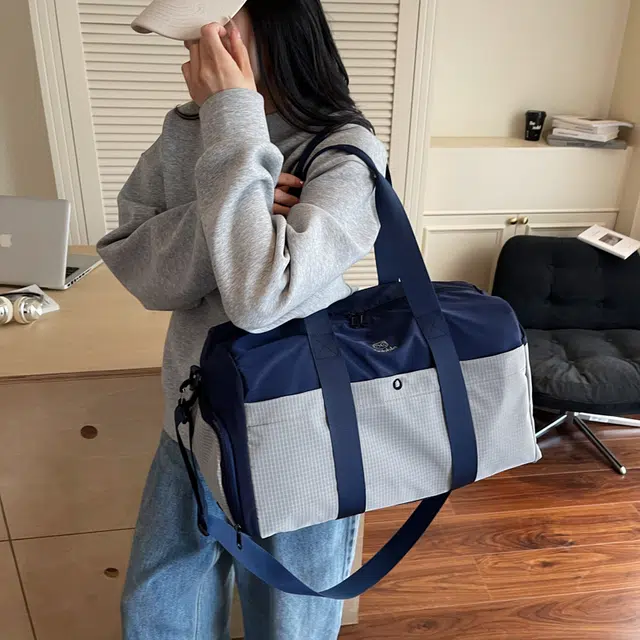 班亚奴 干湿分离独立鞋仓撞色多功能 布 旅行包 男女同款情侣款 多色