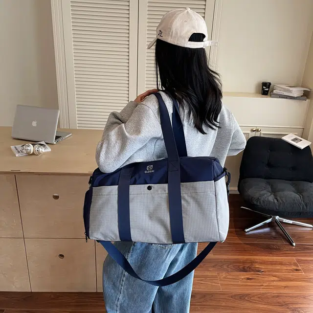班亚奴 干湿分离独立鞋仓撞色多功能 布 旅行包 男女同款情侣款 多色