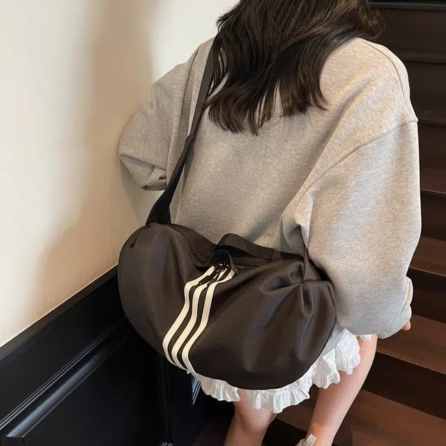 班亚奴 时尚百搭纯色通勤 布 单肩斜挎手提包 常规 男女同款情侣款 多色