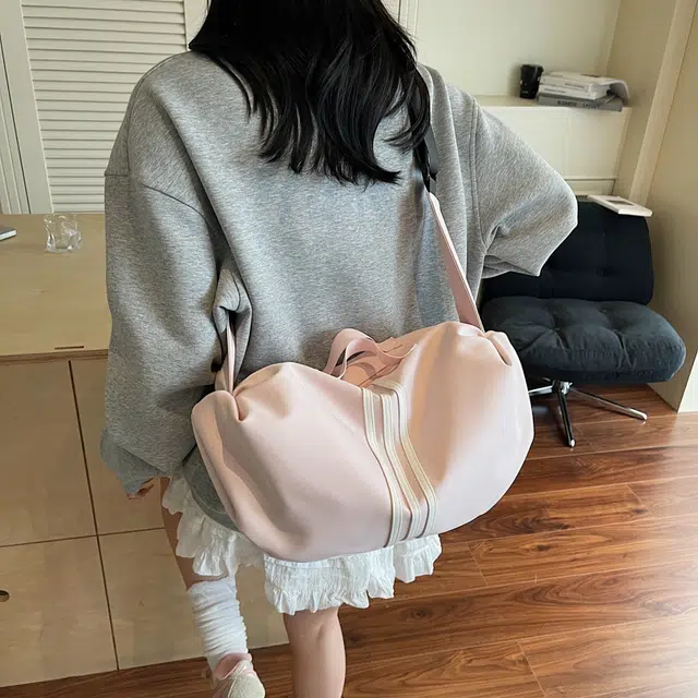 班亚奴 时尚百搭纯色通勤 布 单肩斜挎手提包 常规 男女同款情侣款 多色