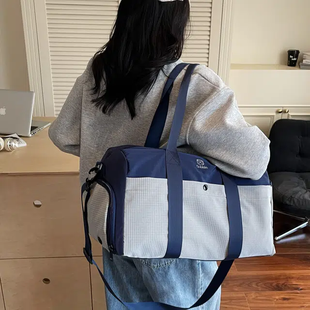 班亚奴 干湿分离独立鞋仓撞色多功能 布 旅行包 男女同款情侣款 多色