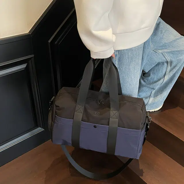 班亚奴 干湿分离独立鞋仓撞色多功能 布 旅行包 男女同款情侣款 多色