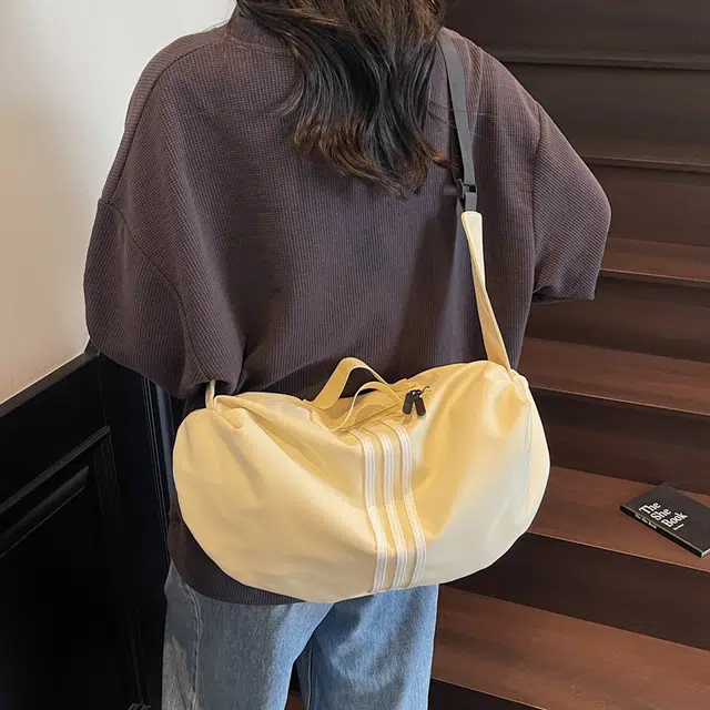 班亚奴 时尚百搭纯色通勤 布 单肩斜挎手提包 常规 男女同款情侣款 多色