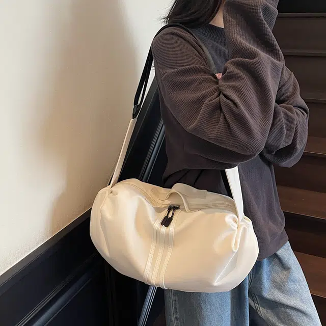 班亚奴 时尚百搭纯色通勤 布 单肩斜挎手提包 常规 男女同款情侣款 多色