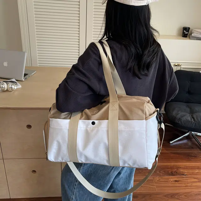 班亚奴 干湿分离独立鞋仓撞色多功能 布 旅行包 男女同款情侣款 多色