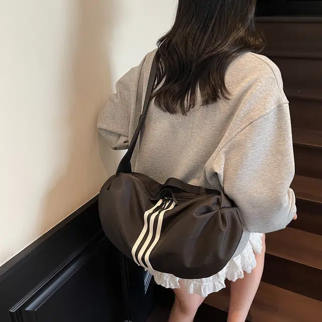 班亚奴 时尚百搭纯色通勤 布 单肩斜挎手提包 常规 男女同款情侣款 多色