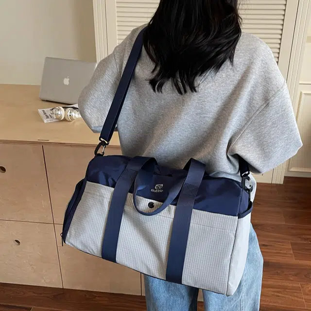 班亚奴 干湿分离独立鞋仓撞色多功能 布 旅行包 男女同款情侣款 多色