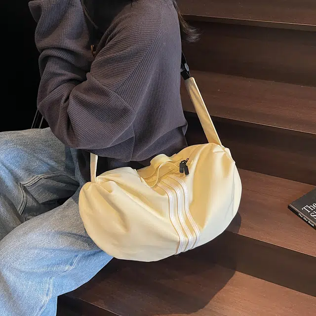 班亚奴 时尚百搭纯色通勤 布 单肩斜挎手提包 常规 男女同款情侣款 多色