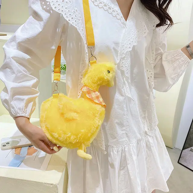 爱昊 稀奇古怪大鹅丑萌可爱单毛绒玩具 安抚 玩偶周边