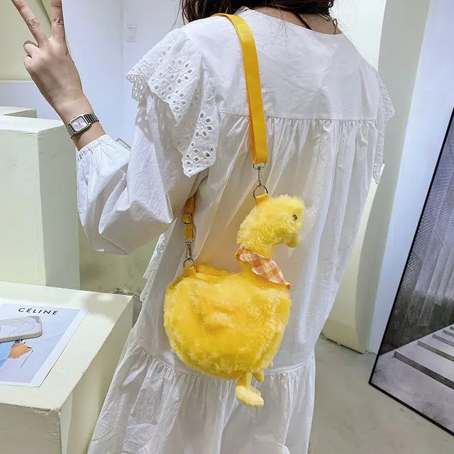 爱昊 稀奇古怪大鹅丑萌可爱单毛绒玩具 安抚 玩偶周边