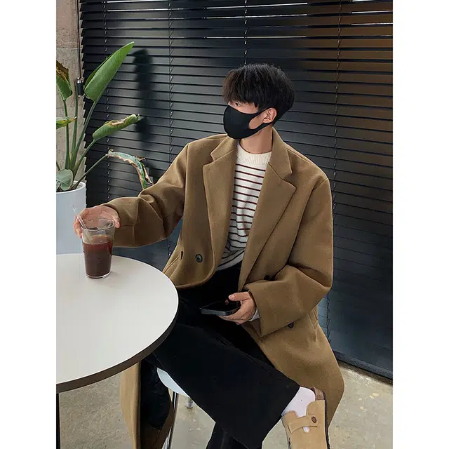 木林森 经典廓形高级感气质时尚百搭宽松休闲中长款风衣 男女同款