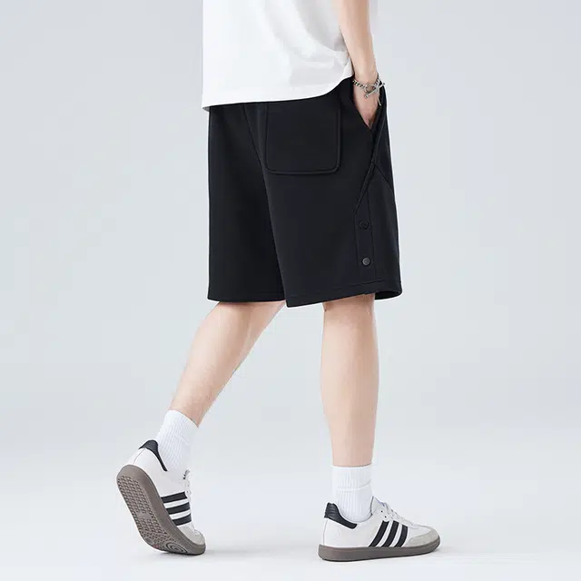 独驰 宽松透气舒适百搭休闲短裤 男女同款