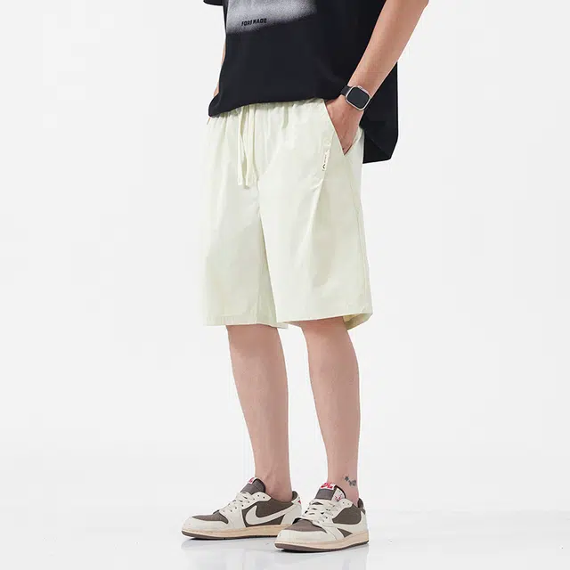 独驰 夏季宽松直筒机能休闲短裤 男女同款