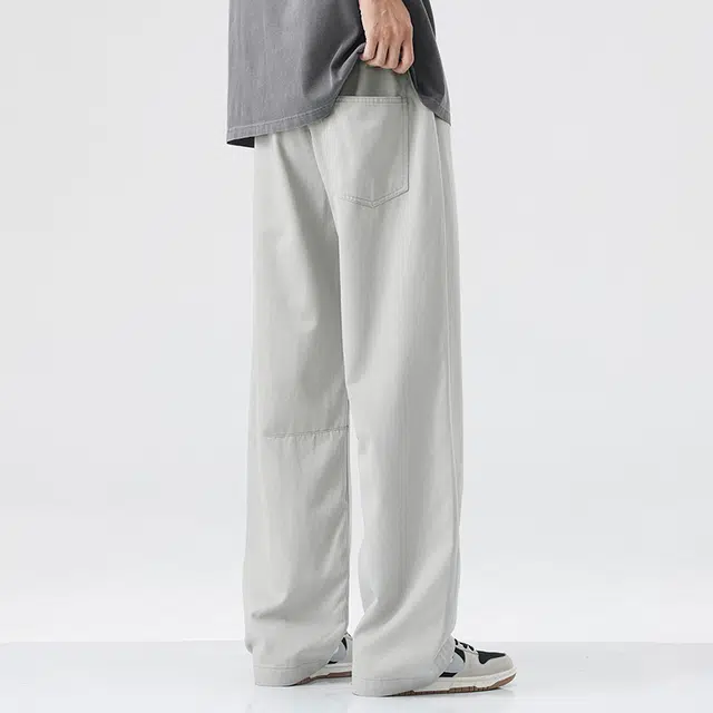 独驰 莱赛尔天丝棉凉感透气弯刀裤子夏季休闲裤 男女同款