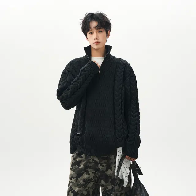 Jeep Pullover Half-Zip Sweater