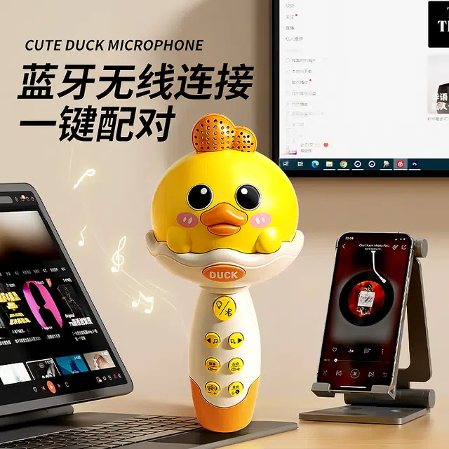 喜迪奇 可爱无线话筒 早教益智玩具